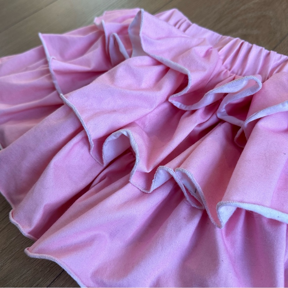 Pink Ruffled Skirt - Picture 2 of 7